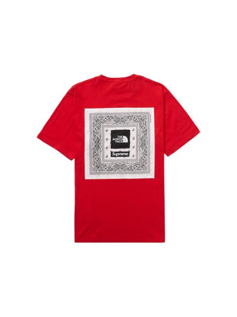 Supreme®/The North Face Bandana Tee 22SS Supreme The North Face Bandana Tee (SS22) - $58