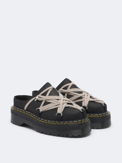 Rick Owens DRKSHDW DRKSHDW x Dr. Martens leather mules