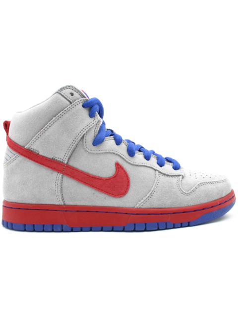 Nike SB Dunk High Medium Grey Varsity Red Old Royal