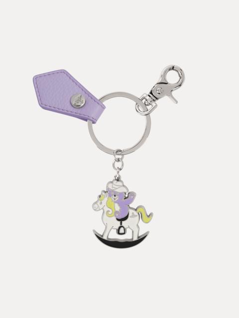 Vivienne Westwood ROCKING HORSE TEDDY KEYRING