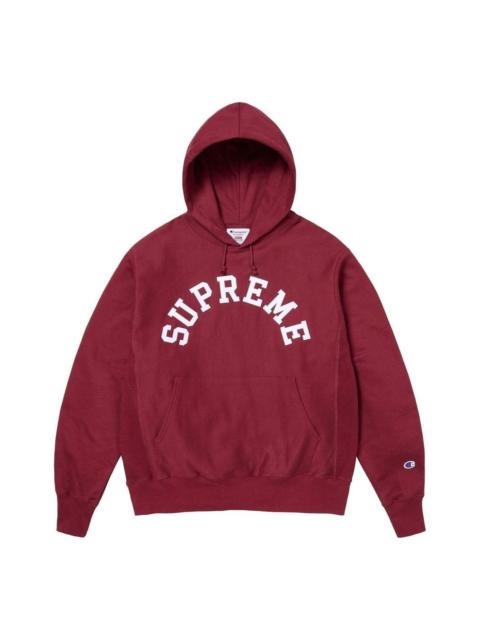 Supreme Supreme Champion Hooded Sweatshirt 'Cardinal' SS25SW57-CARDINAL