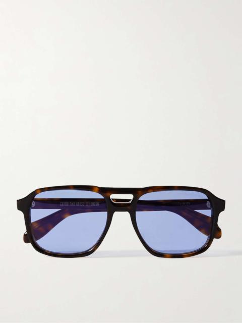 CUTLER AND GROSS Aviator-Style Tortoiseshell Acetate Sunglasses