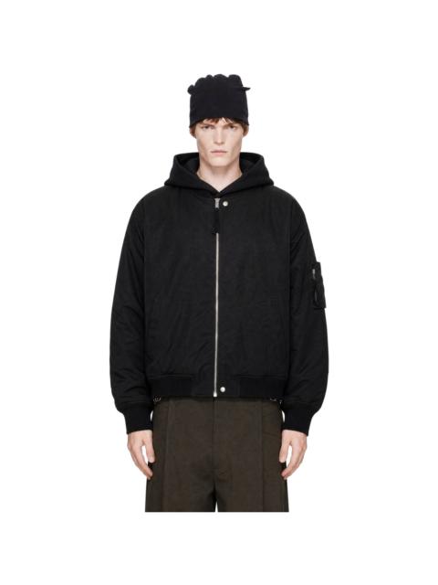thom/krom Black 'M J 93' Bomber Jacket
