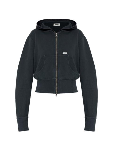 AVAVAV hooded zip knitwear