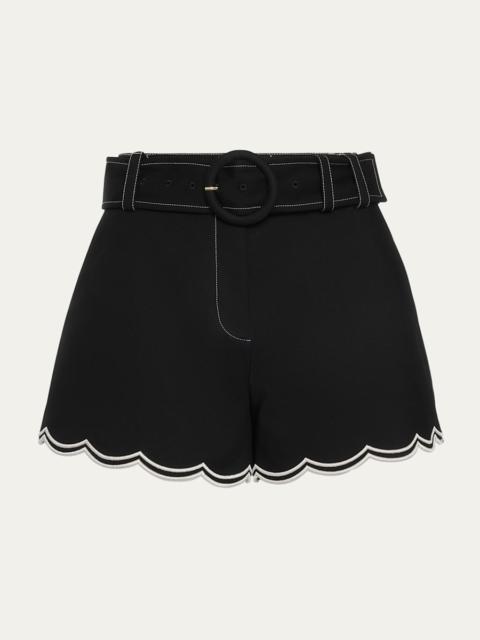 RAMY BROOK Violeta Belted Shorts