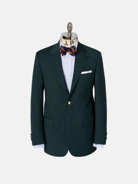 J. PRESS MADE-IN-CANADA HUNTER GREEN TROPICAL WOOL BLAZER