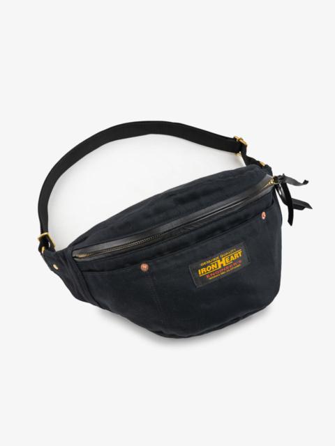 Iron Heart IHE-53-BLK 12OZ WHIPCORD WAIST BAG - BLACK