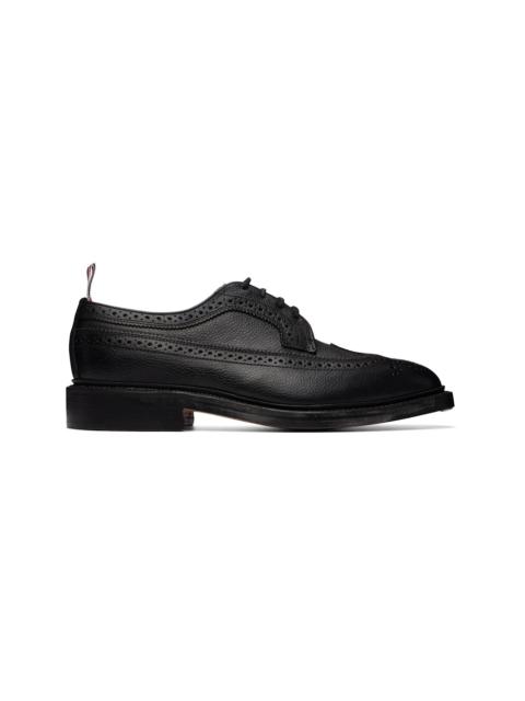 Thom Browne Black Leather Sole Longwing Brogues
