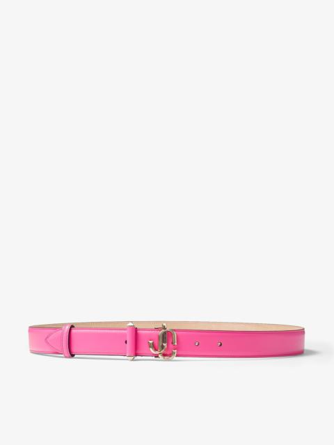 JIMMY CHOO Jc-bar Blt
Candy Pink Calf Leather Bar Belt with JC Emblem