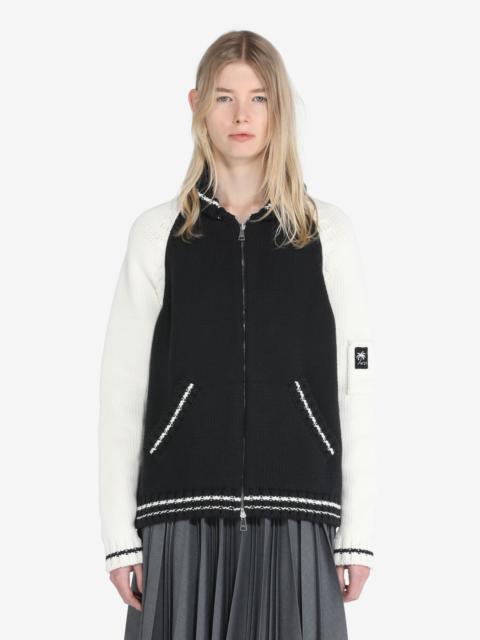 N°21 KNITTED BOMBER JACKET