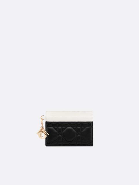 Dior Lady Dior Freesia Card Holder