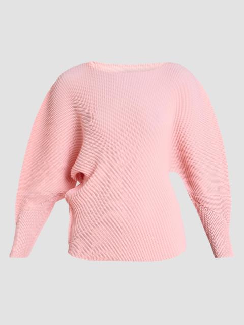 ISSEY MIYAKE Women's Misty Pleats Top - Flamingo Pink
