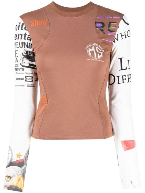 Marine Serre Regenerated graphic-print T-shirt