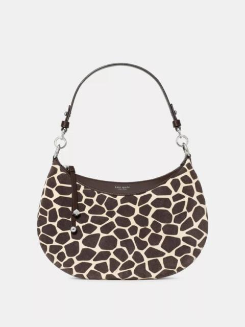 kate spade Liv Giraffe Suede Shoulder Bag