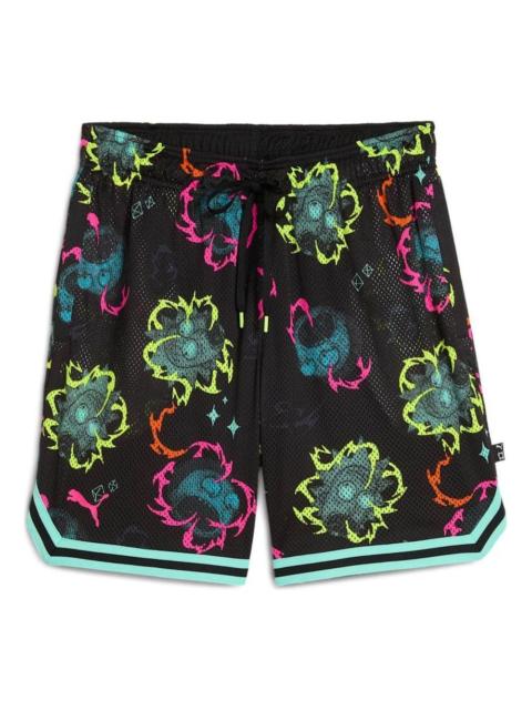 PUMA PUMA x RICK AND MORTY 5.5" Shorts 'PUMA Black AOP' 633096-01