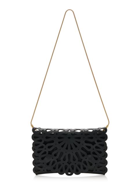 SIMKHAI McCall Laser-Cut Leather Clutch black