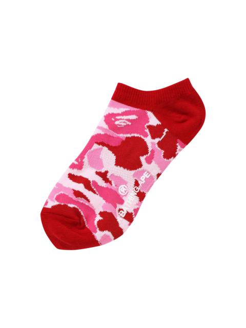 BAPE ABC Camo Short Socks 'Pink'