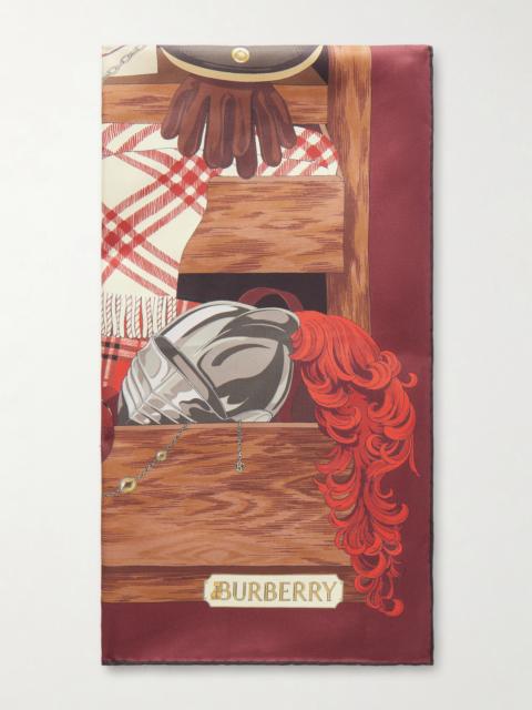Burberry Printed Silk-twill Scarf