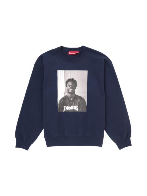 Supreme Supreme Thrasher Crewneck Navy