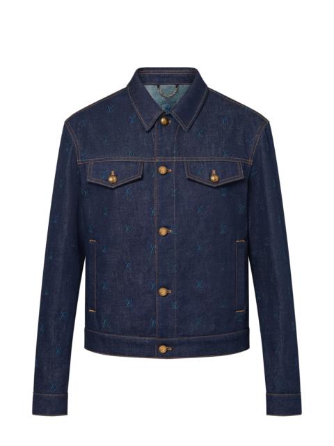 Louis Vuitton LV Blason Embroidered Denim Blouson