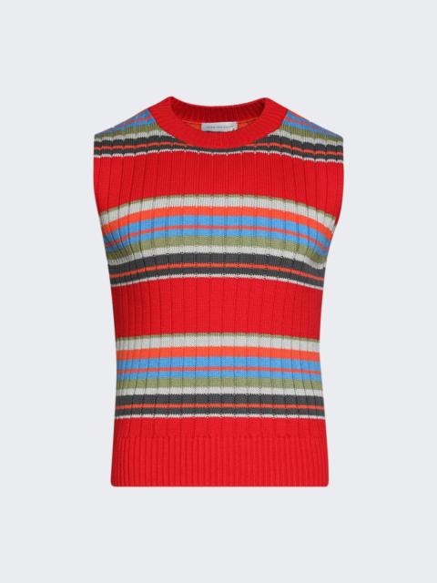 Dries Van Noten Mosaic Sweater Red
