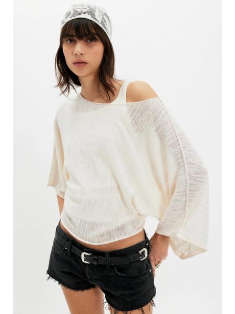 FREE PEOPLE Amber Breeze Off-The-Shoulder Sweater
