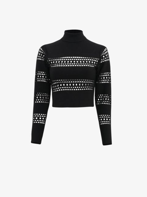 PERFORATED VIENNE SWEATER
