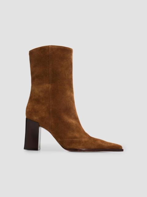 SCHUTZ Women's Raffaela 85MM Suede Ankle Boots - Pecan Brown