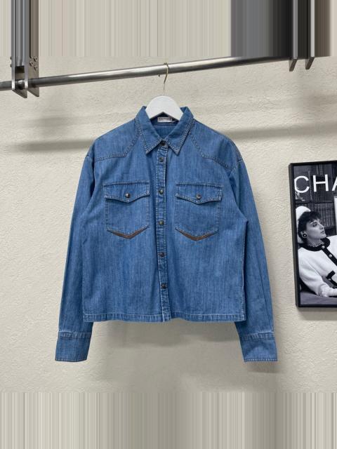 Brunello Cucinelli Brunello Cucinelli BC Beaded Denim Shirt