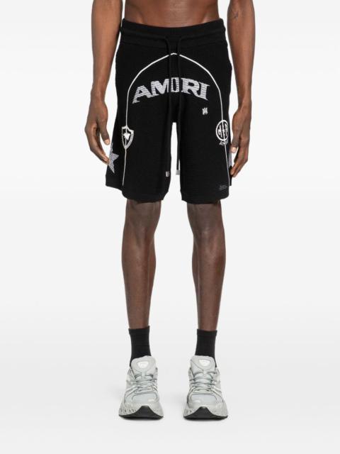 AMIRI logo-print track shorts