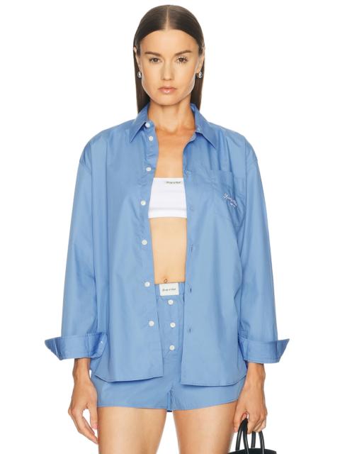 Sporty & Rich Signature NY Oversized Shirt
