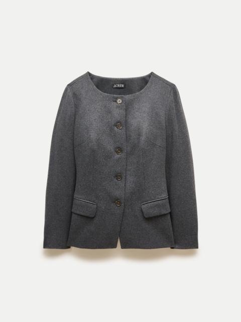 J.CREW Lady jacket in heather wool blend