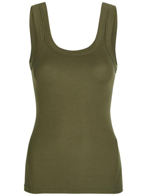 rag & bone Rag & Bone Scoop-neck Ribbed Stretch-cotton Tank