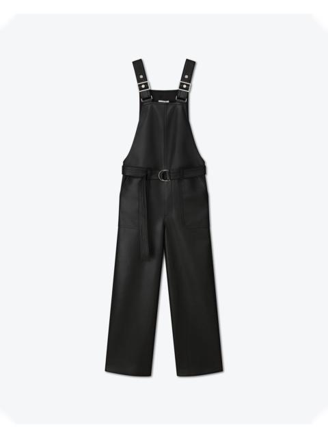 Nanushka ALLON - Leather jumpsuit - Black