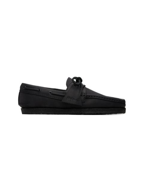 Clarks Originals Black Godney Boat Shoes