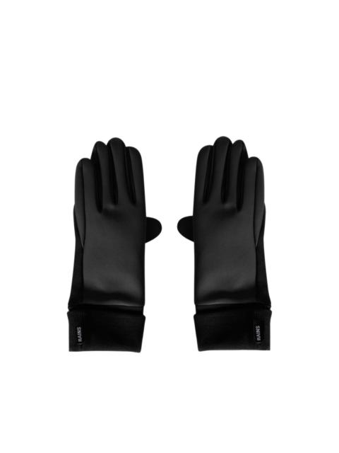 RAINS logo-patch gloves