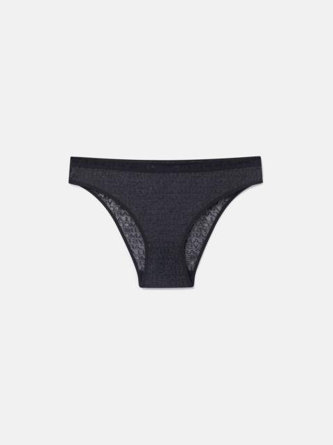 Stella McCartney Monogram Mesh Bikini Briefs