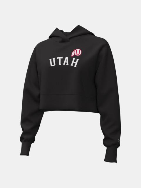 Under Armour Women's UA Rival Fleece Collegiate Cropped Hoodie
