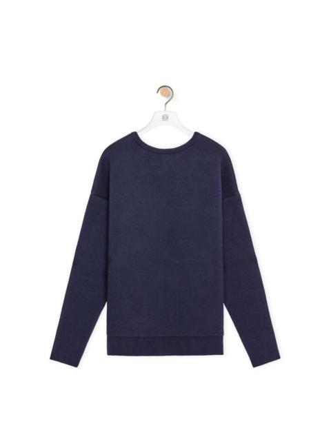 Loewe Open back sweater in wool