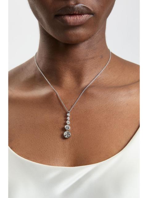 KAREN MILLEN Crystal Flow Pendant Necklace