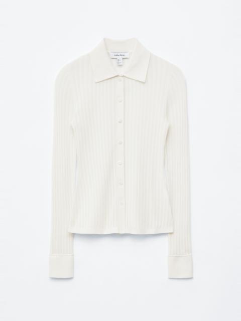 & Other Stories Pointelle Rib Polo Shirt