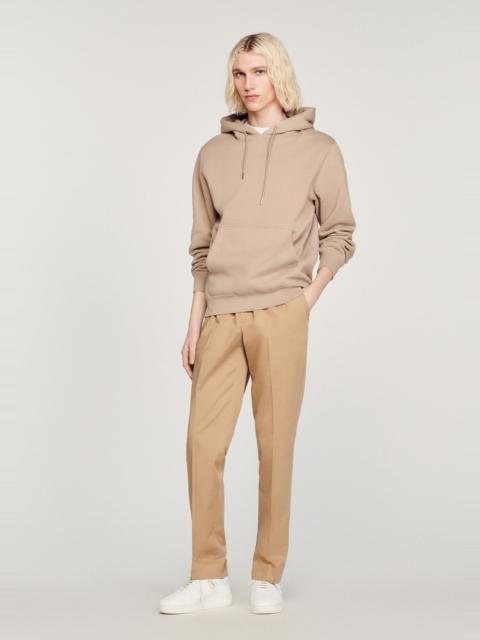 Sandro Elasticated straight-leg pants