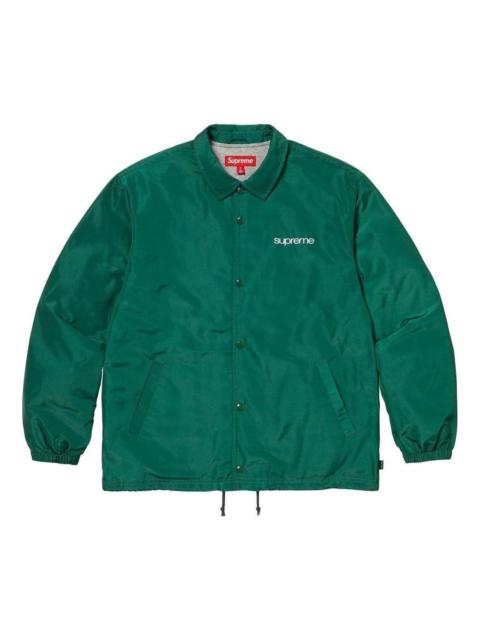 Supreme FW23 Week11 NYC Coach Jacket 'Green' SUP-FW23-179