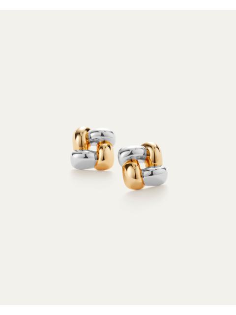 JENNY BIRD Small Woven Square Earrings