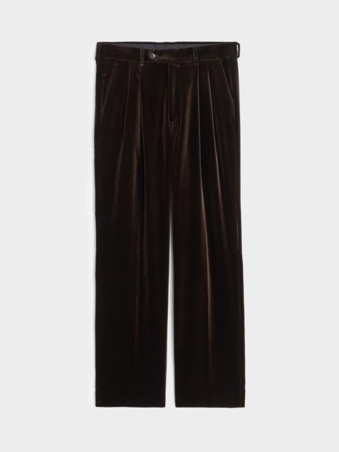 TODD SNYDER Italian Velvet Wythe Trouser