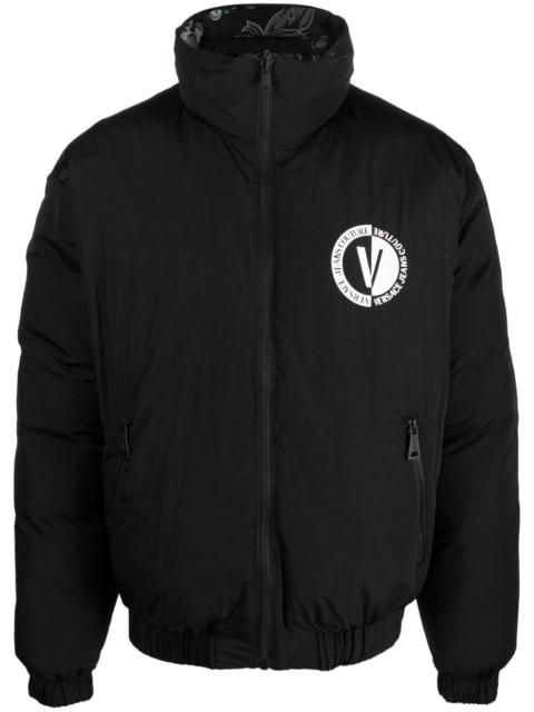 VERSACE JEANS COUTURE reversible padded jacket