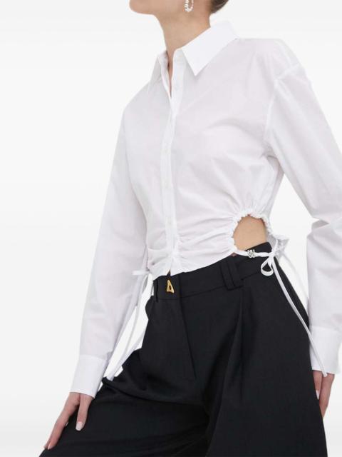 HUGO tie-detail shirt