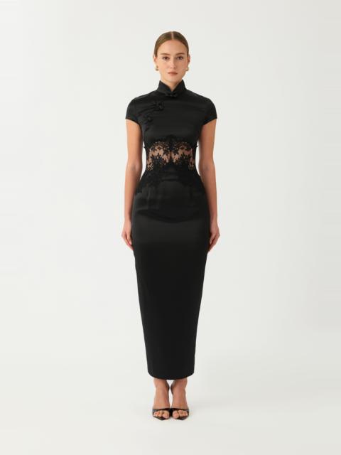 SAU LEE CHARLIZE SATIN DRESS