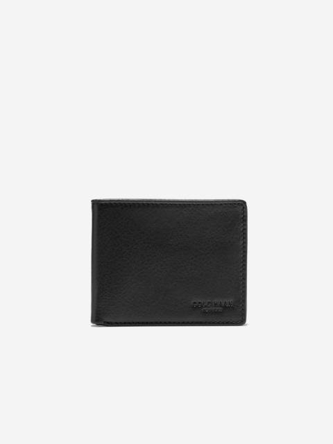 COLE HAAN Men's Bifold Wallet with Embossed Logo