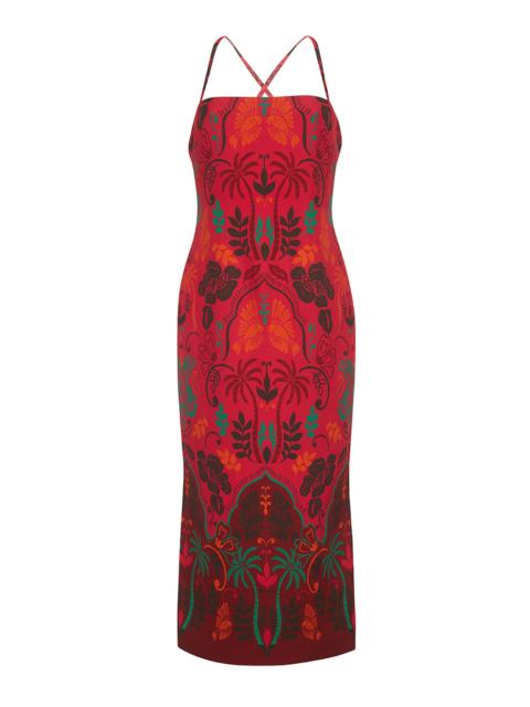 Cara Cara Dria Dress
Vibrant Midi Dress with a Striking Tropical Print